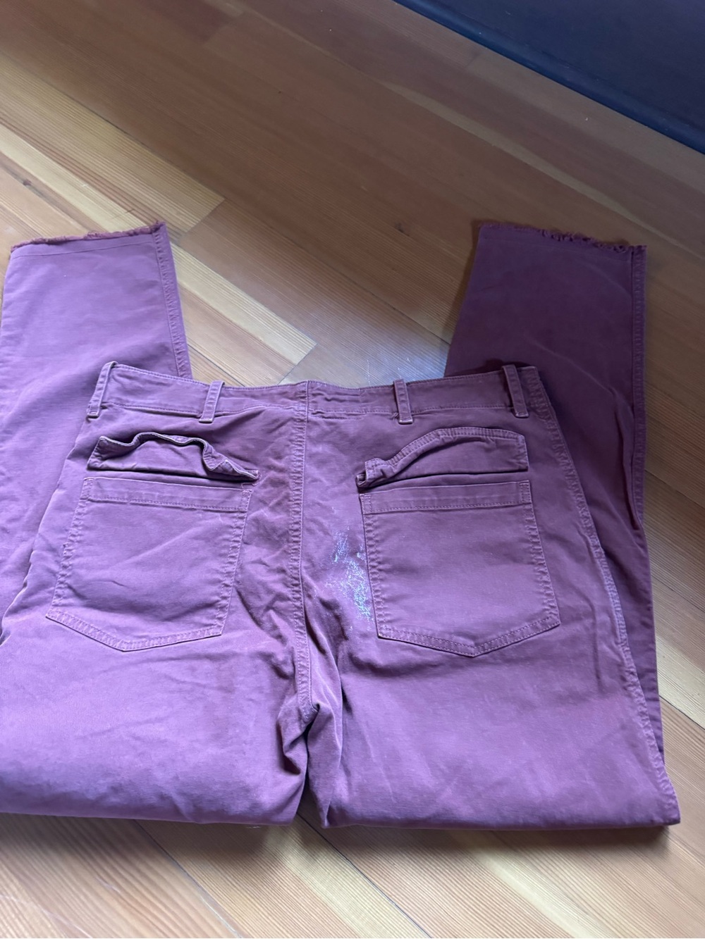 Nili Lotan Men's Straight-Leg Chinos in Dusty Rose - Picture 2 of 4